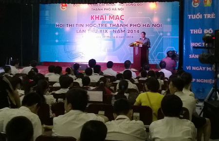 Hội thi Tin học trẻ thành phố Hà Nội năm 2014 ảnh 1